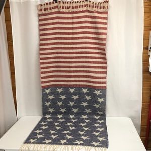 Large American Flag Scarf Wrap USA 68” x 27”